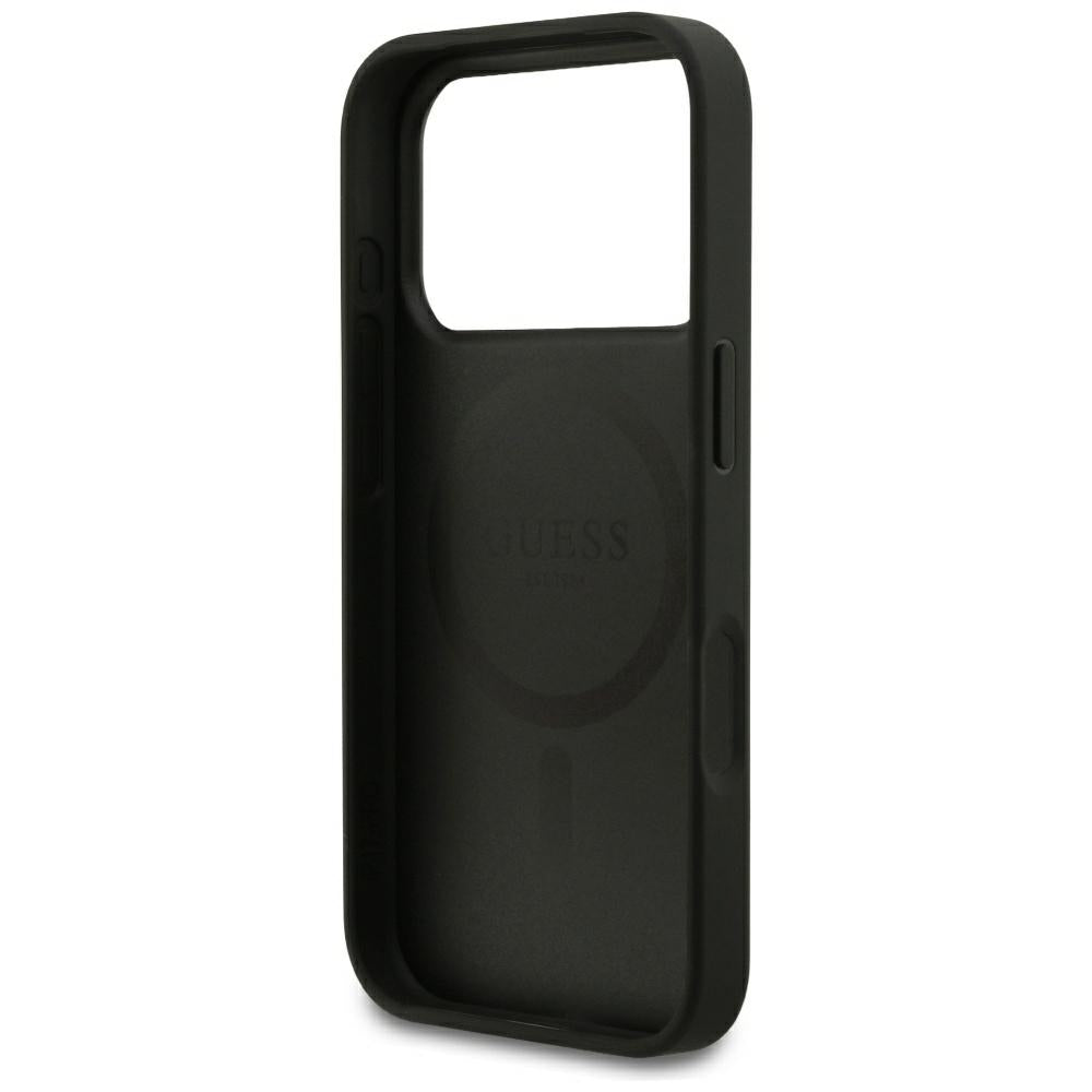 Guess iPhone 17 Pro/iPhone 18 Pro Deksel med kornet tekstur Svart