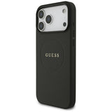 Guess iPhone 17 Pro Max/iPhone 18 Pro Max Deksel Grained Svart