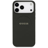 Guess iPhone 17 Pro Max/iPhone 18 Pro Max Deksel Grained Svart