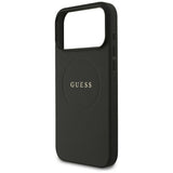 Guess iPhone 17 Pro Max/iPhone 18 Pro Max Deksel Grained Svart