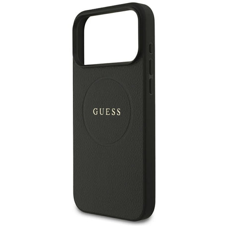 Guess iPhone 17 Pro Max/iPhone 18 Pro Max Deksel Grained Svart
