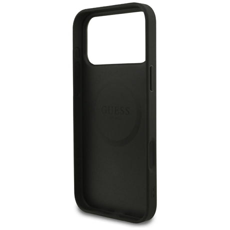 Guess iPhone 17 Pro Max/iPhone 18 Pro Max Deksel Grained Svart
