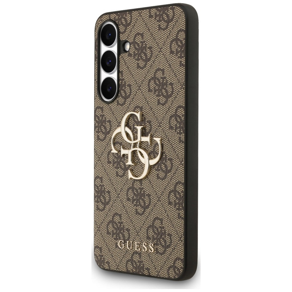 Guess Samsung Galaxy S25 FE Deksel 4G Metal Logo Brun