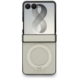 Guess Samsung Galaxy Z Flip 8 Deksel Ring Stand MagSafe Gull