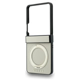 Guess Samsung Galaxy Z Flip 8 Deksel Ring Stand MagSafe Gull