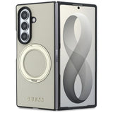 Guess Samsung Galaxy Z Fold 8 Ultra Deksel Ring Stand MagSafe Gull