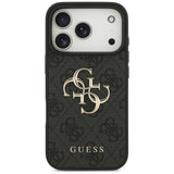 Guess iPhone 17 Pro/iPhone 18 Pro Deksel 4G Big Logo Svart