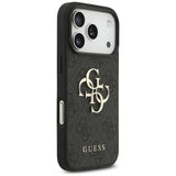 Guess iPhone 17 Pro/iPhone 18 Pro Deksel 4G Big Logo Svart