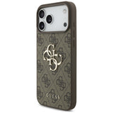 Guess iPhone 17 Pro/iPhone 18 Pro Deksel 4G Big Logo Brun
