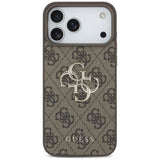 Guess iPhone 17 Pro/iPhone 18 Pro Deksel 4G Big Logo Brun