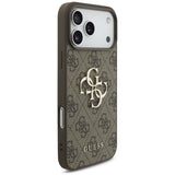 Guess iPhone 17 Pro/iPhone 18 Pro Deksel 4G Big Logo Brun