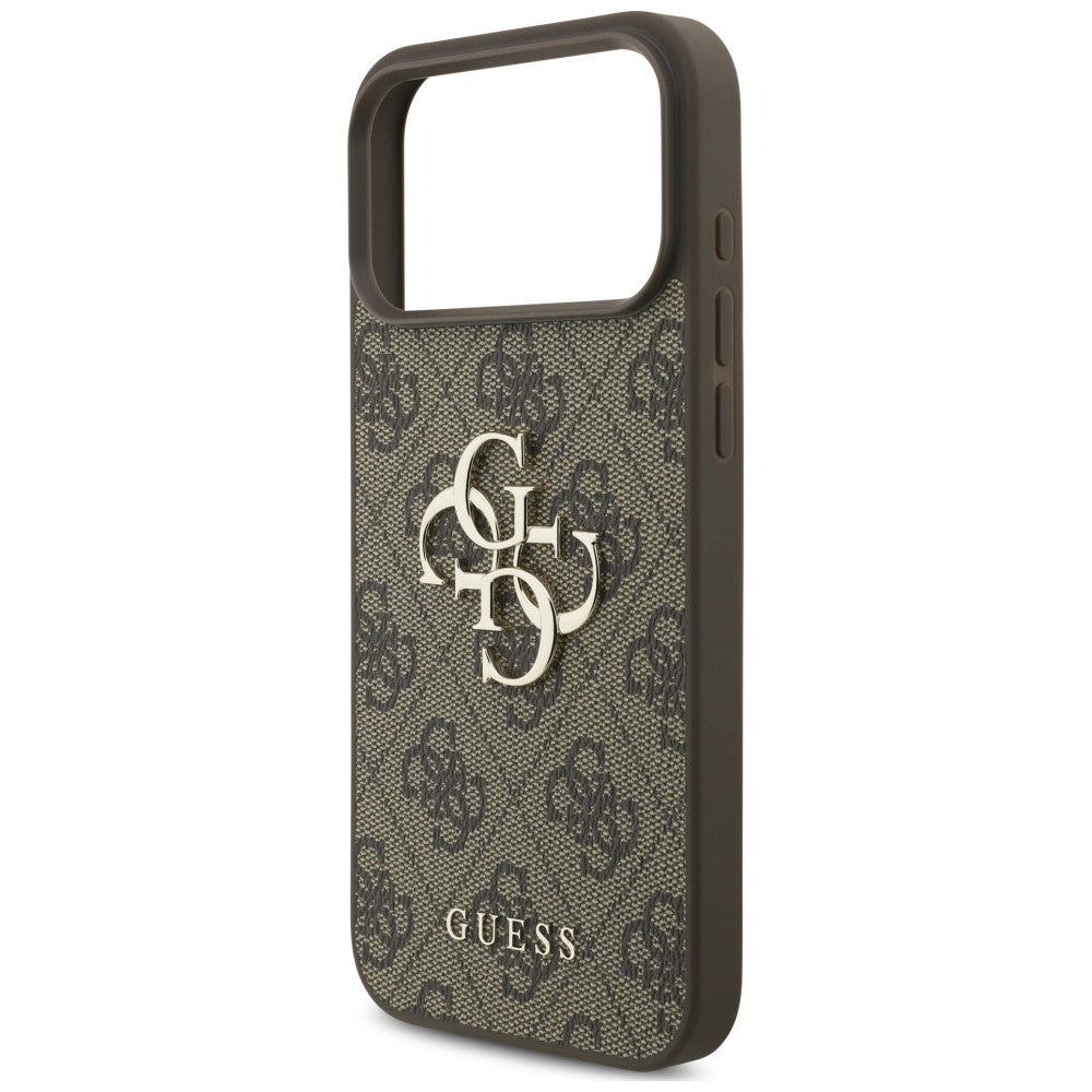 Guess iPhone 17 Pro/iPhone 18 Pro Deksel 4G Big Logo Brun