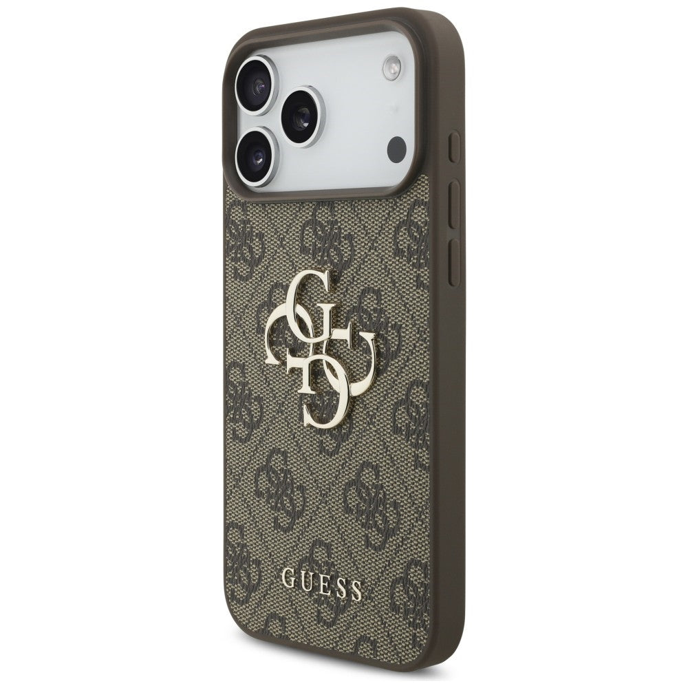 Guess iPhone 17 Pro Max/iPhone 18 Pro Max Deksel 4G Big Logo Brun