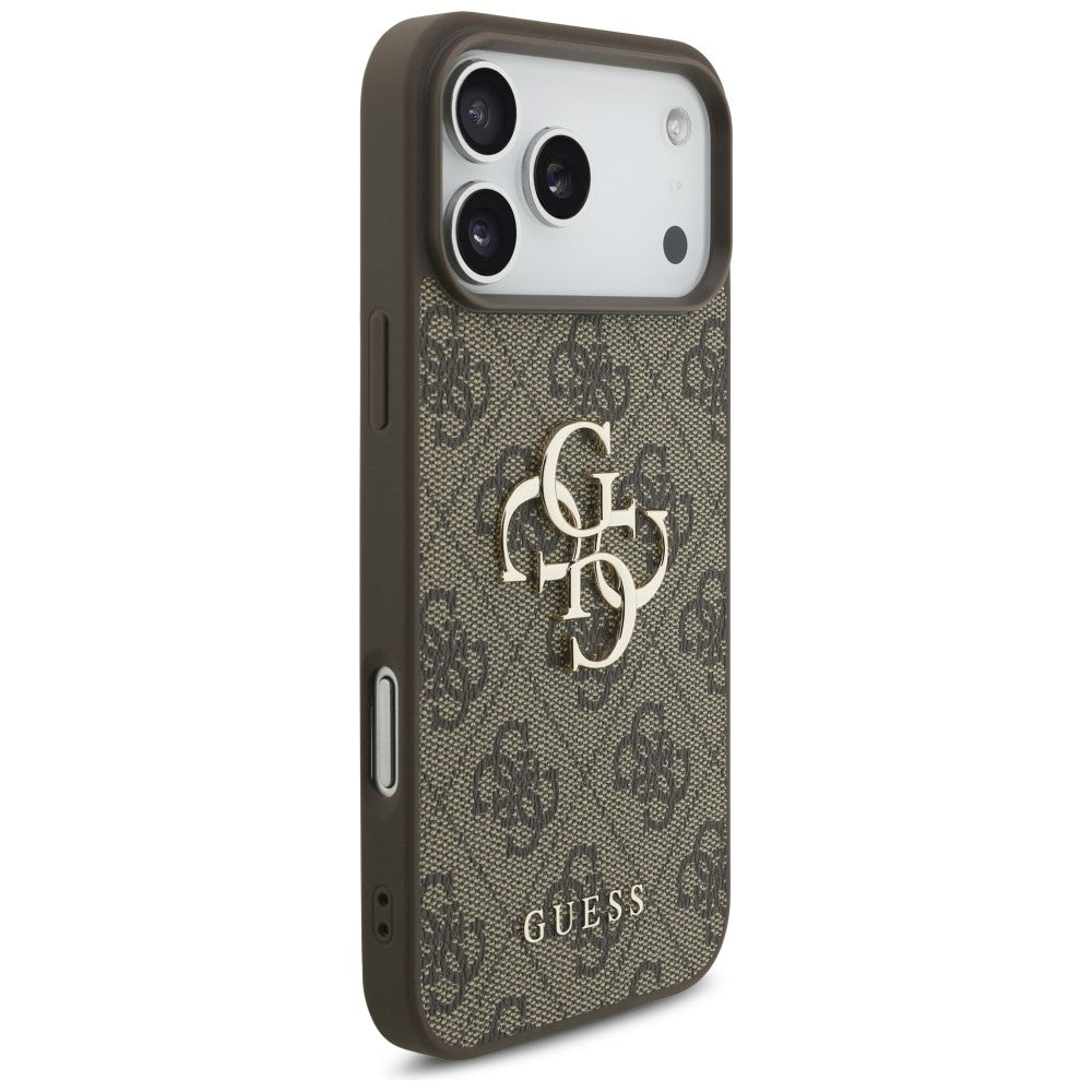 Guess iPhone 17 Pro Max/iPhone 18 Pro Max Deksel 4G Big Logo Brun