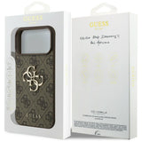 Guess iPhone 17 Pro Max/iPhone 18 Pro Max Deksel 4G Big Logo Brun