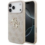 Guess iPhone 17 Pro Max/iPhone 18 Pro Max Deksel 4G Big Logo Rosa
