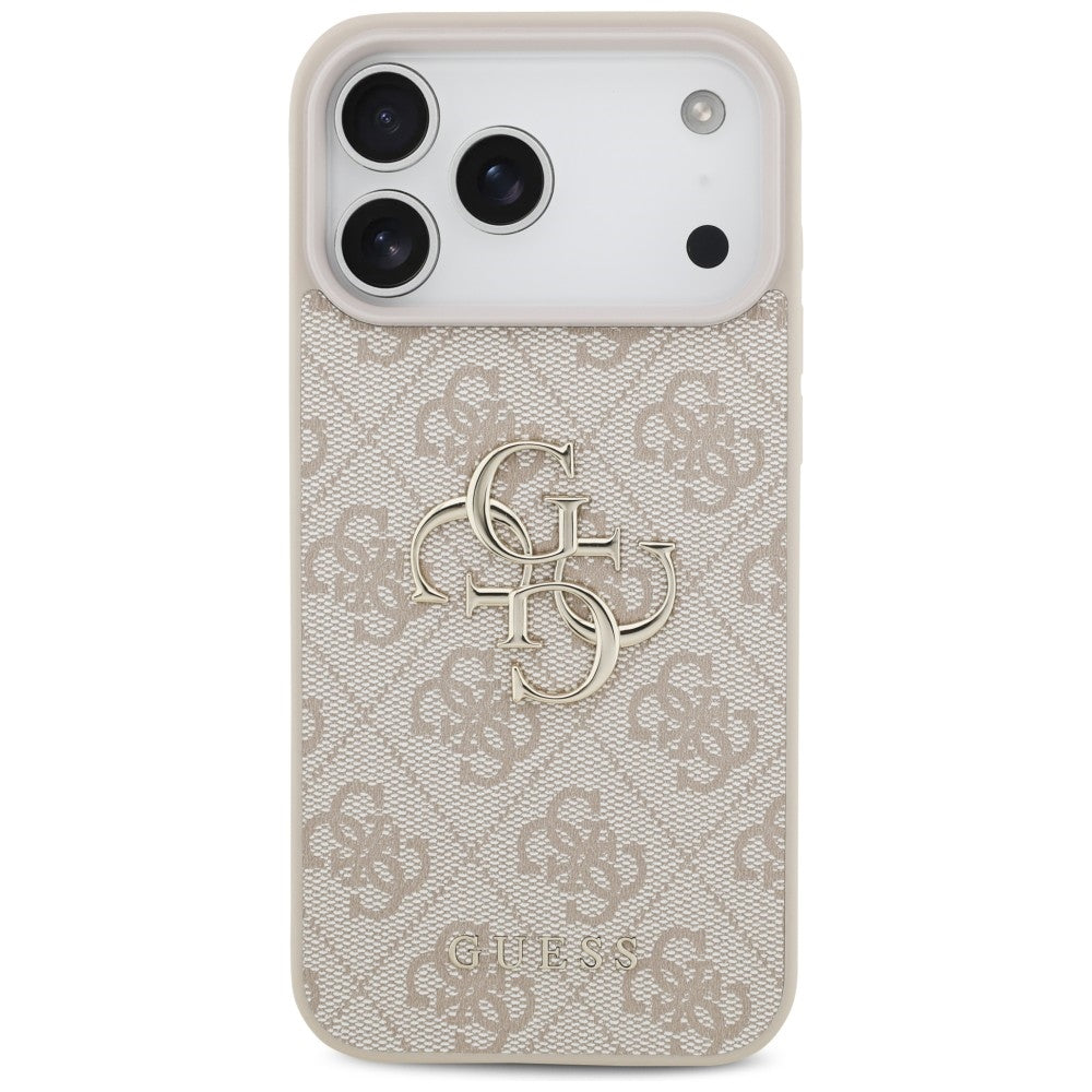 Guess iPhone 17 Pro Max/iPhone 18 Pro Max Deksel 4G Big Logo Rosa