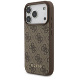 Guess iPhone 17 Pro/iPhone 18 Pro Deksel 4G Classic Brun