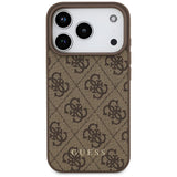 Guess iPhone 17 Pro/iPhone 18 Pro Deksel 4G Classic Brun