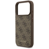 Guess iPhone 17 Pro/iPhone 18 Pro Deksel 4G Classic Brun