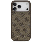 Guess iPhone 17 Pro Max/iPhone 18 Pro Max Deksel 4G Classic Brun