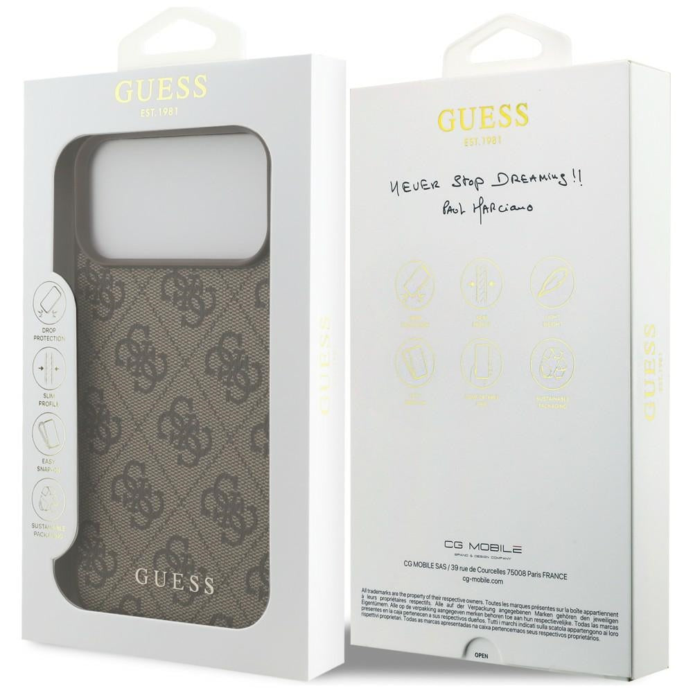 Guess iPhone 17 Pro Max/iPhone 18 Pro Max Deksel 4G Classic Brun