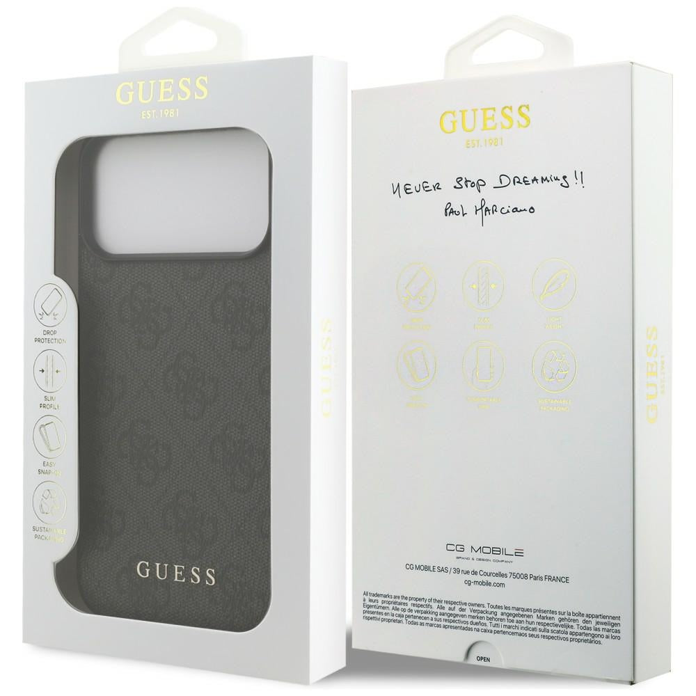 Guess iPhone 17 Pro Max/iPhone 18 Pro Max Deksel 4G Classic Svart