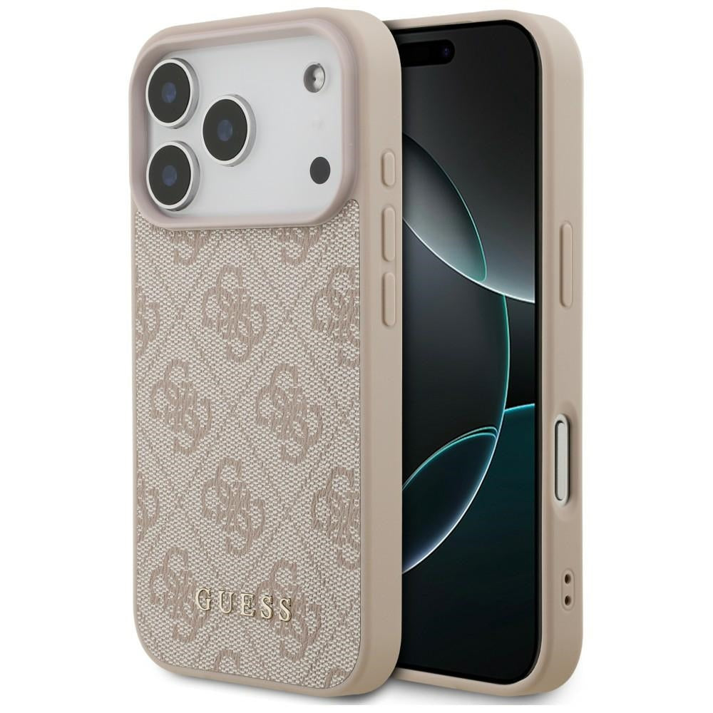 Guess iPhone 17 Pro/iPhone 18 Pro Deksel 4G Classic Rosa