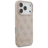 Guess iPhone 17 Pro/iPhone 18 Pro Deksel 4G Classic Rosa