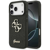 Guess iPhone 17 Pro/iPhone 18 Pro Deksel Fixed Glitter Svart