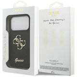 Guess iPhone 17 Pro/iPhone 18 Pro Deksel Fixed Glitter Svart
