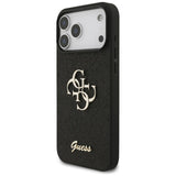 Guess iPhone 17 Pro Max/iPhone 18 Pro Max Deksel Fixed Glitter Svart