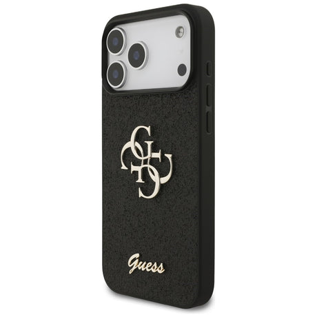 Guess iPhone 17 Pro Max/iPhone 18 Pro Max Deksel Fixed Glitter Svart