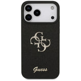 Guess iPhone 17 Pro Max/iPhone 18 Pro Max Deksel Fixed Glitter Svart