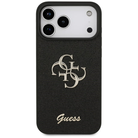 Guess iPhone 17 Pro Max/iPhone 18 Pro Max Deksel Fixed Glitter Svart