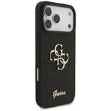 Guess iPhone 17 Pro Max/iPhone 18 Pro Max Deksel Fixed Glitter Svart