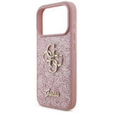 Guess iPhone 17 Pro/iPhone 18 Pro Deksel Fixed Glitter Rosa