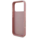 Guess iPhone 17 Pro/iPhone 18 Pro Deksel Fixed Glitter Rosa