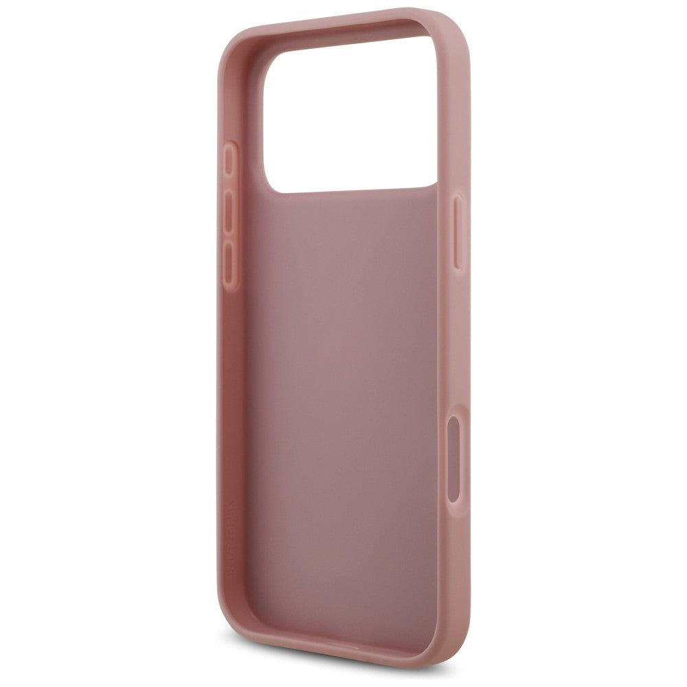 Guess iPhone 17 Pro Max/iPhone 18 Pro Max Deksel Fixed Glitter Rosa
