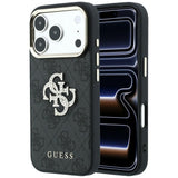 Guess iPhone 17 Pro Max/iPhone 18 Pro Max Deksel 4G Strass-logo Svart