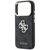 Guess iPhone 17 Pro Max/iPhone 18 Pro Max Deksel 4G Strass-logo Svart
