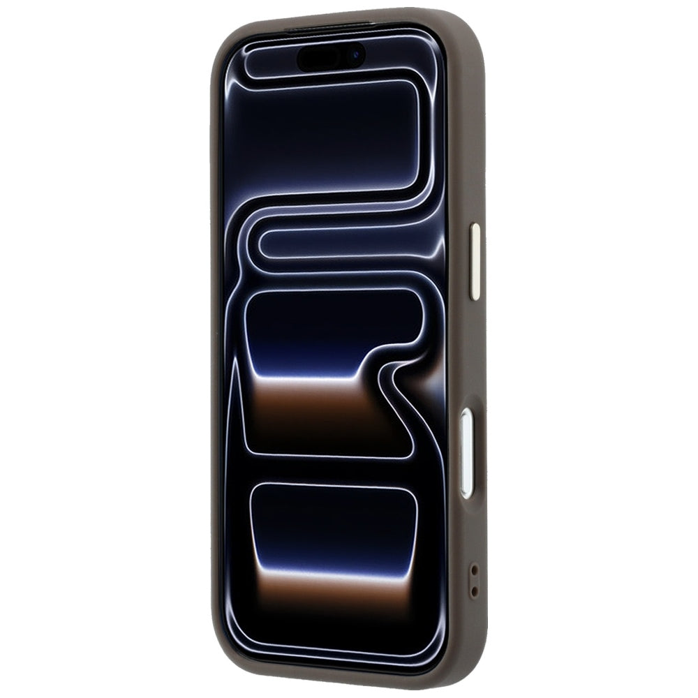 Guess iPhone 17 Pro Max/iPhone 18 Pro Max Deksel 4G Strass Logo Brun