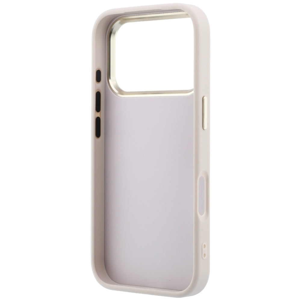 Guess iPhone 17 Pro/iPhone 18 Pro Deksel 4G Strass-logo Rosa
