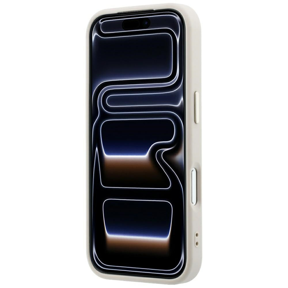 Guess iPhone 17 Pro Max/iPhone 18 Pro Max Deksel 4G Resin-logo Rosa