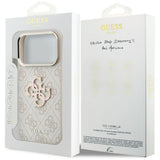 Guess iPhone 17 Pro Max/iPhone 18 Pro Max Deksel 4G Resin-logo Rosa