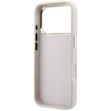 Guess iPhone 17 Pro/iPhone 18 Pro Deksel 4G Resin-logo Rosa