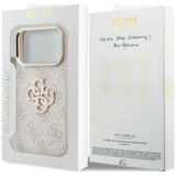 Guess iPhone 17 Pro/iPhone 18 Pro Deksel 4G Resin-logo Rosa