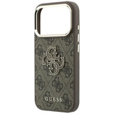 Guess iPhone 17 Pro Max/iPhone 18 Pro Max Deksel 4G Resin-logo Brun