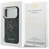Guess iPhone 17 Pro Max/iPhone 18 Pro Max Deksel 4G Resin-logo Svart