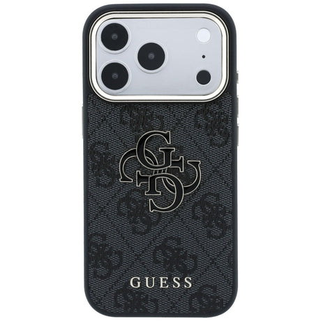 Guess iPhone 17 Pro/iPhone 18 Pro Deksel 4G Resin Logo Svart